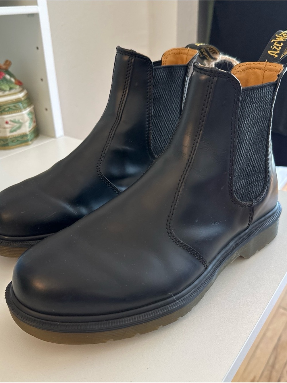 Dr. Martens Black Leather Chukka Boots